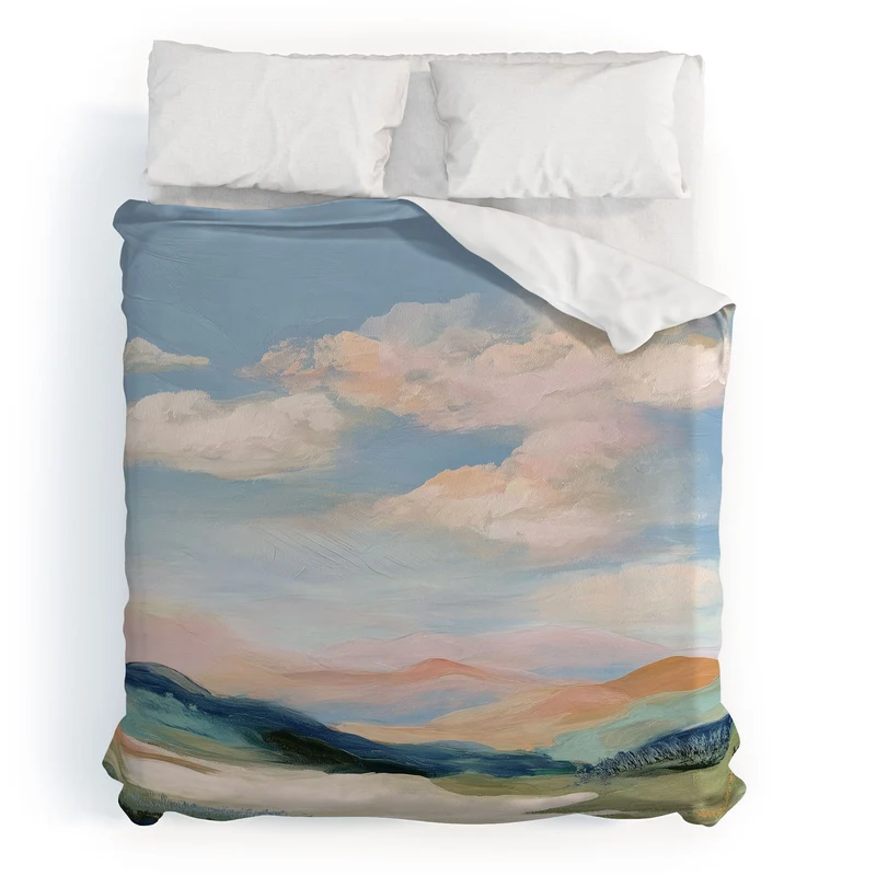 Pastel Hills Duvet Cover