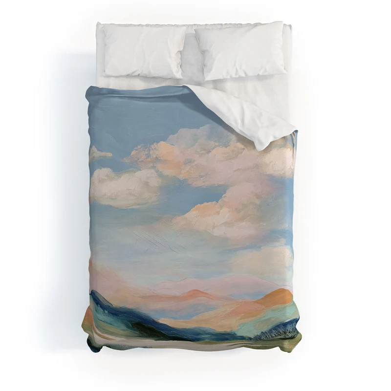 Pastel Hills Duvet Cover