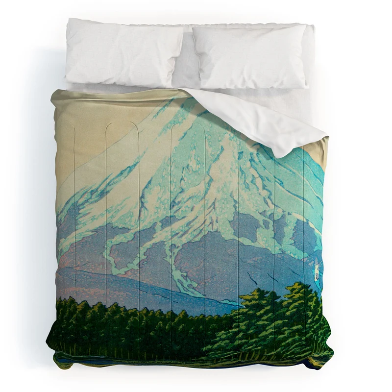 Kawase Hasui Mount Fuji Oshino Comforter