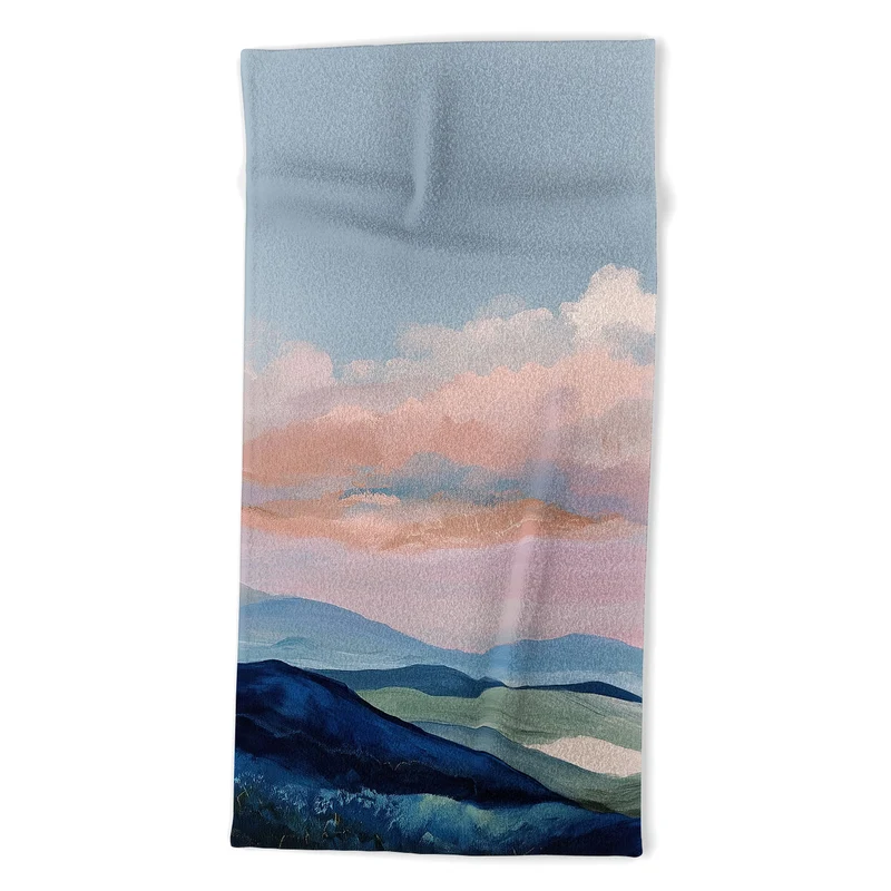 Soft Sky Horizon Bath Towel
