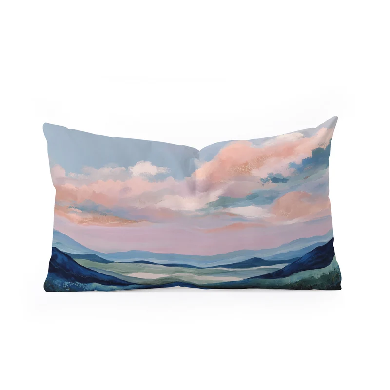 Soft Sky Horizon Rectangular Pillow