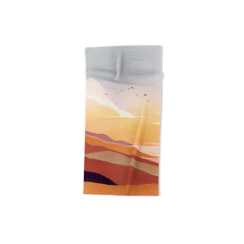 Golden Sunset Bath Towel