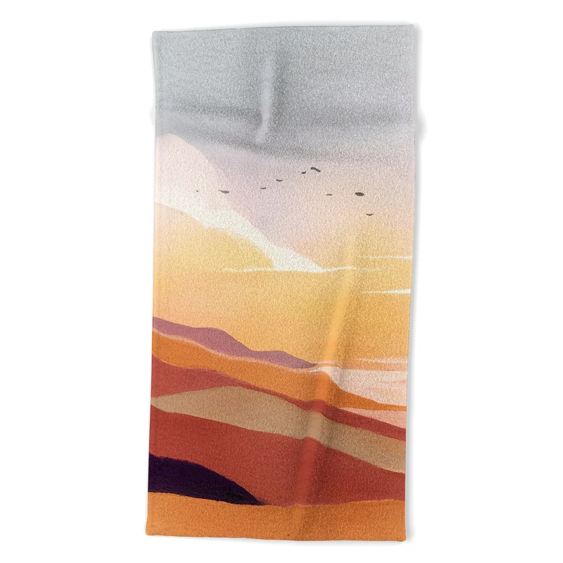 Golden Sunset Bath Towel