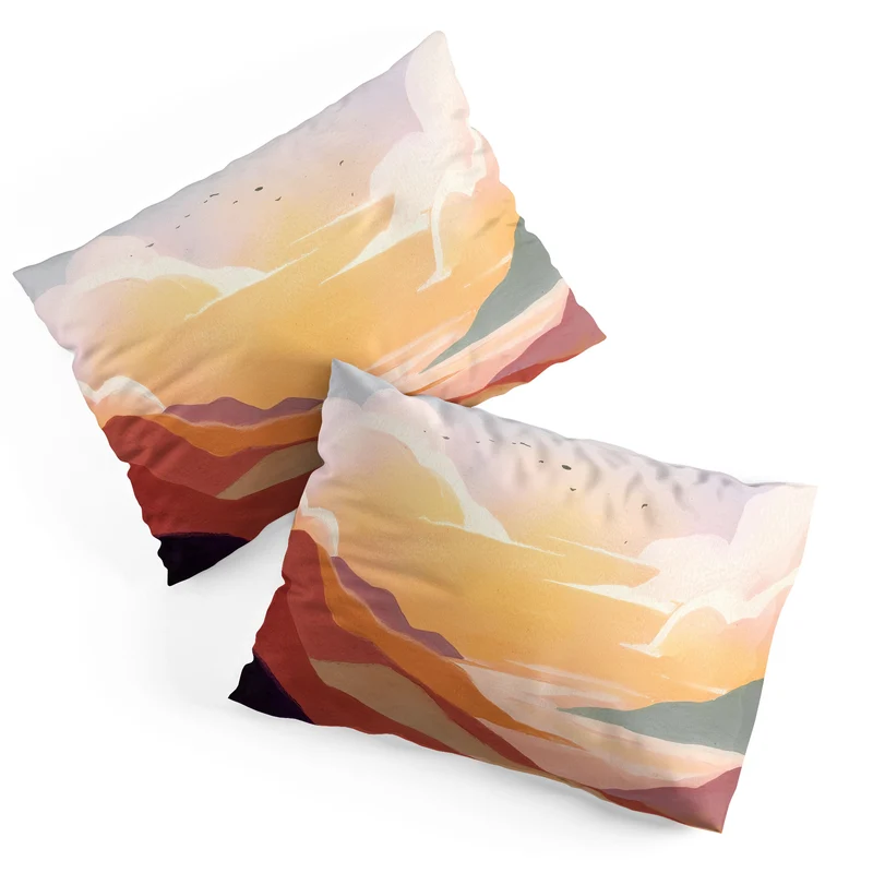 Golden Sunset Pillow Sham