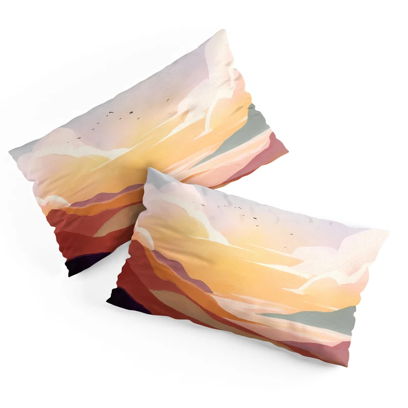 Golden Sunset Pillow Sham