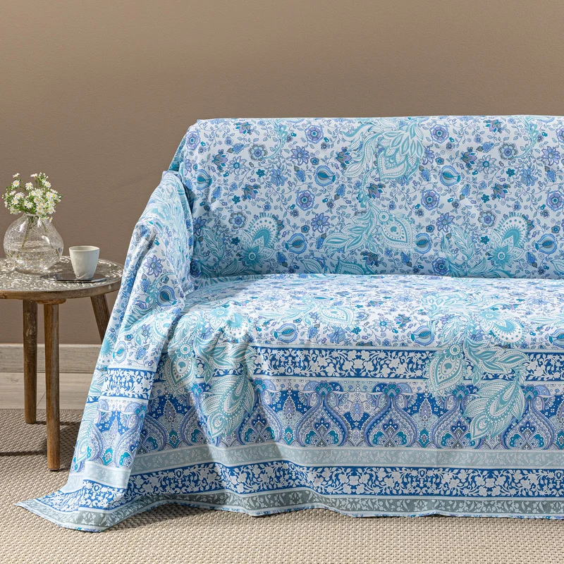 Telo arredo Copridivano Grandecor venere Oasis in Cotone