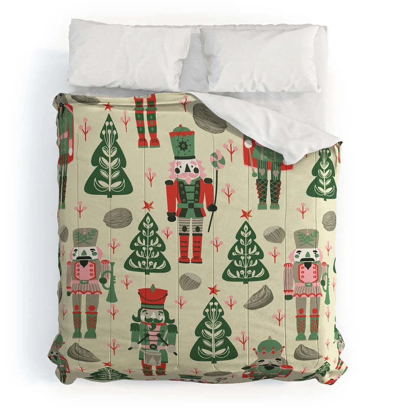 Festive Nutcracker Pattern Comforter
