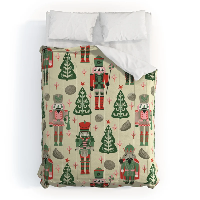 Festive Nutcracker Pattern Comforter