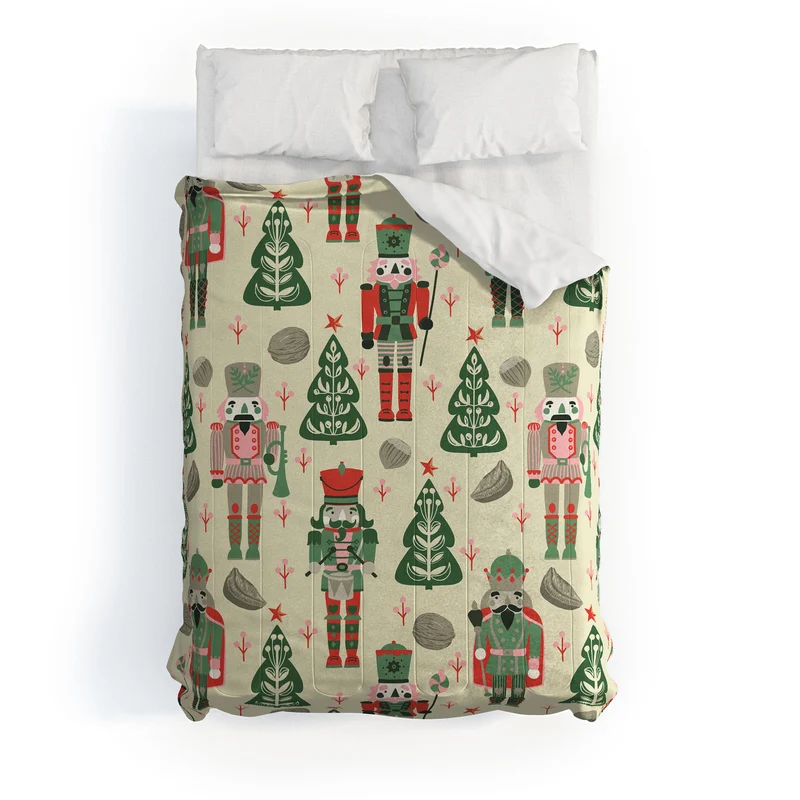 Festive Nutcracker Pattern Comforter