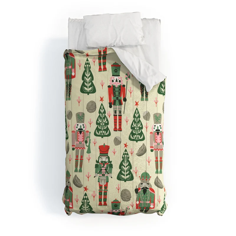 Festive Nutcracker Pattern Comforter