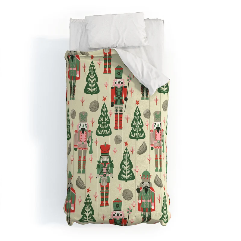 Festive Nutcracker Pattern Comforter