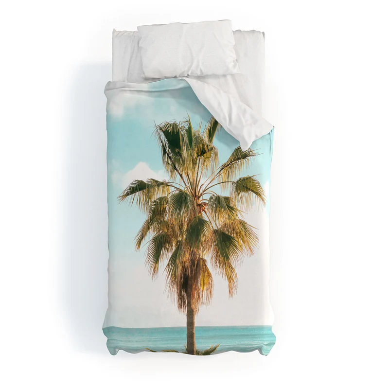 Ocean Palms Duvet Cover