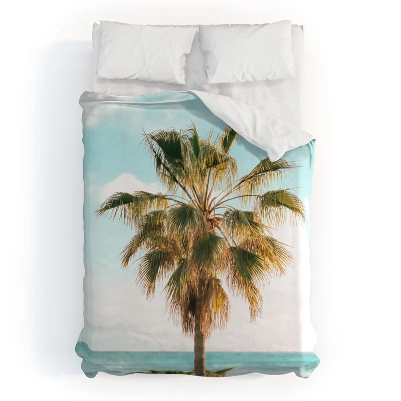 Ocean Palms Duvet Cover