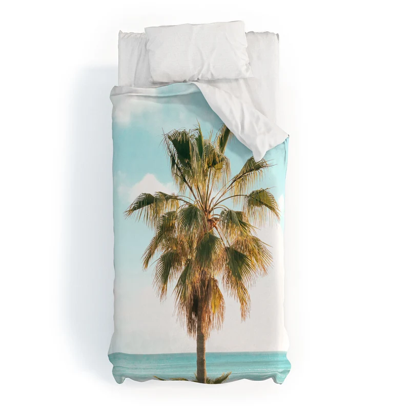 Ocean Palms Duvet Cover