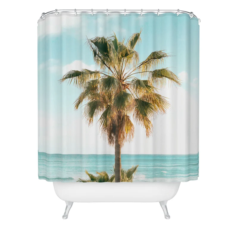 Ocean Palms Shower Curtain