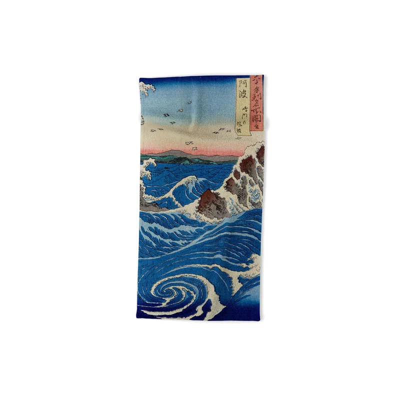 Whirlpools Utagawa Hiroshige Bath Towel