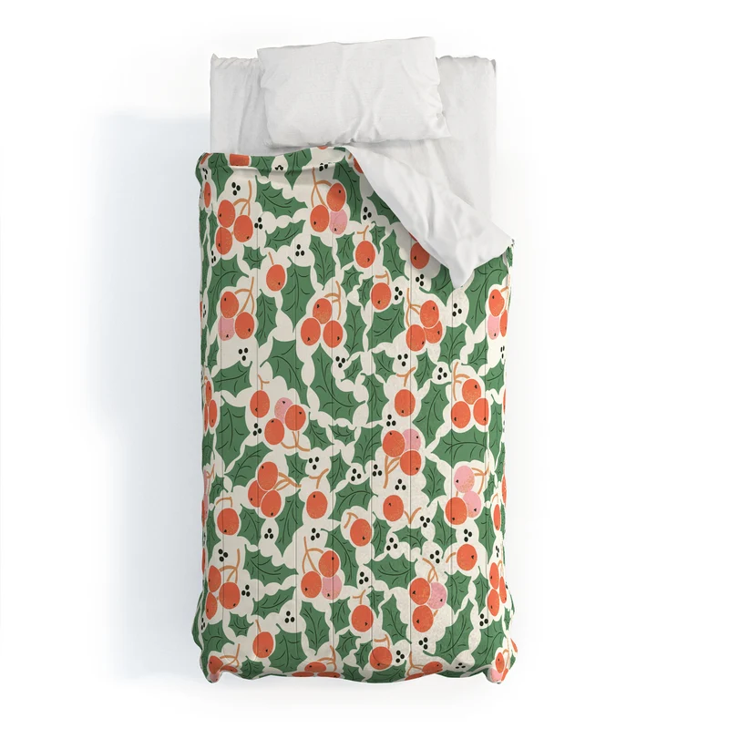 Holly Berry Festivity Comforter