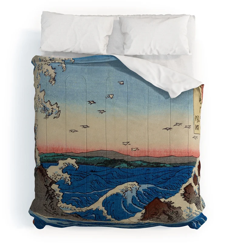 Whirlpools Utagawa Hiroshige Comforter