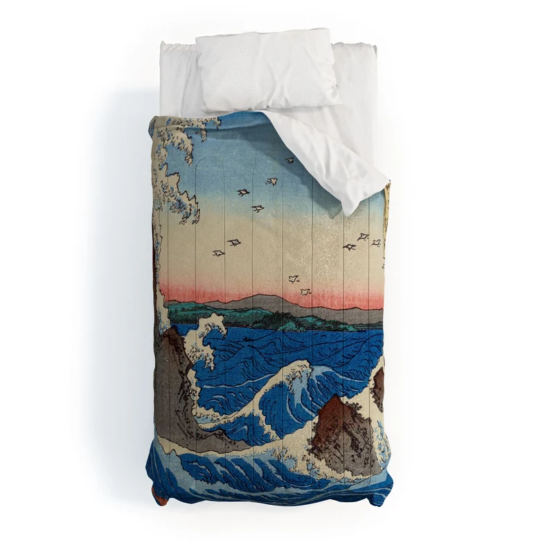 Whirlpools Utagawa Hiroshige Comforter