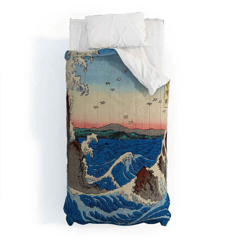 Whirlpools Utagawa Hiroshige Comforter