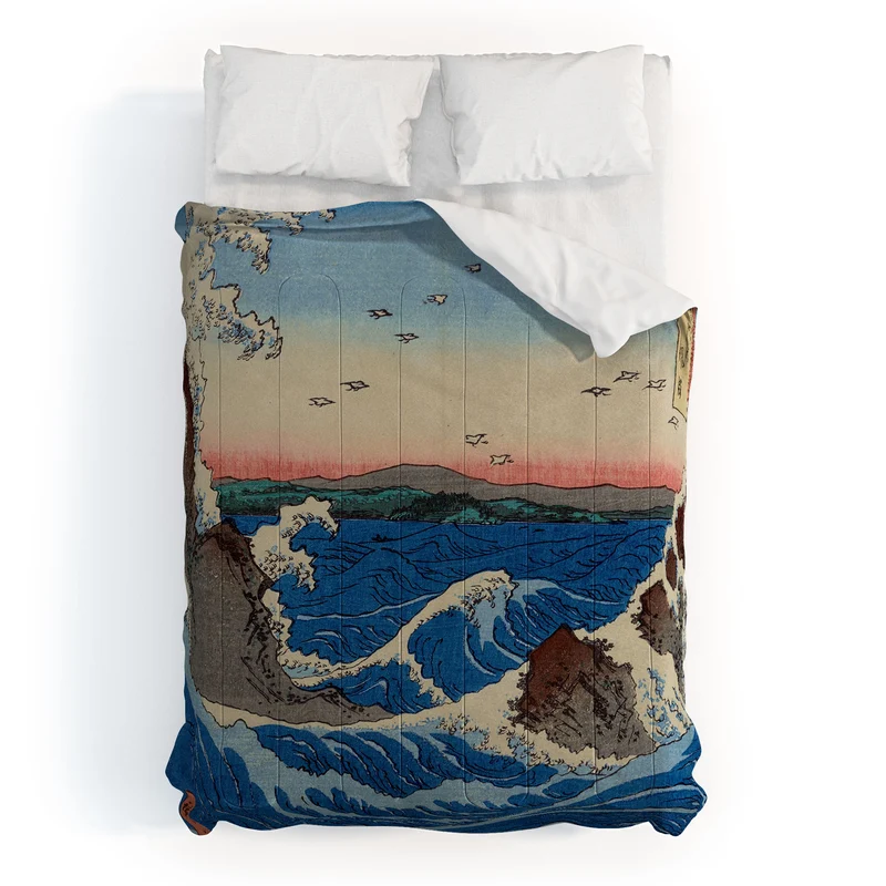 Whirlpools Utagawa Hiroshige Comforter