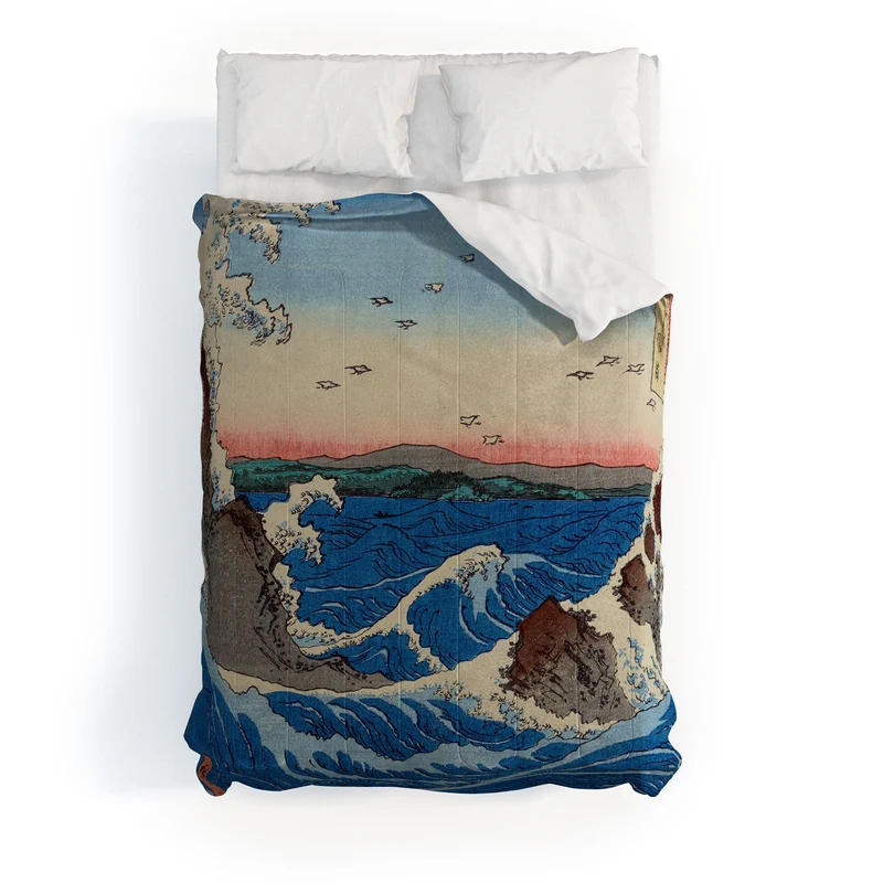 Whirlpools Utagawa Hiroshige Comforter