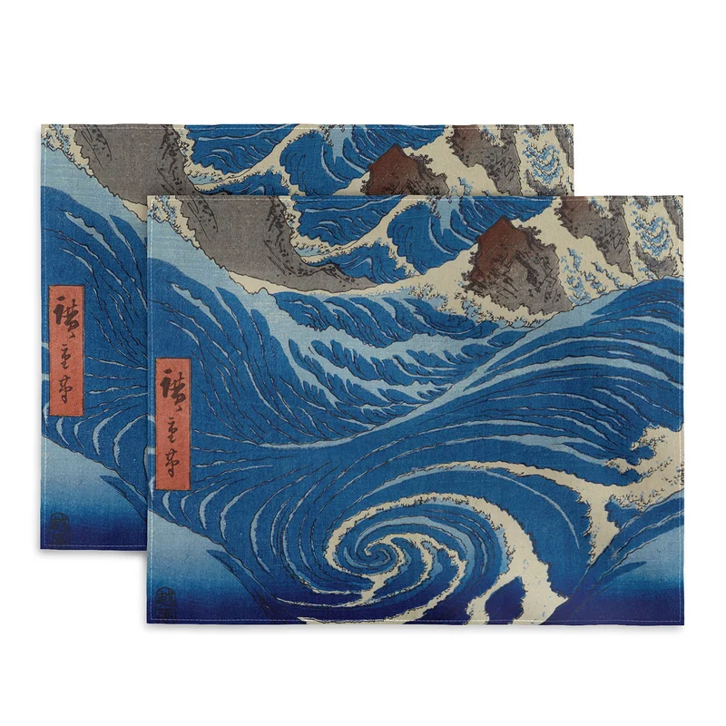 Whirlpools Utagawa Hiroshige Placemat