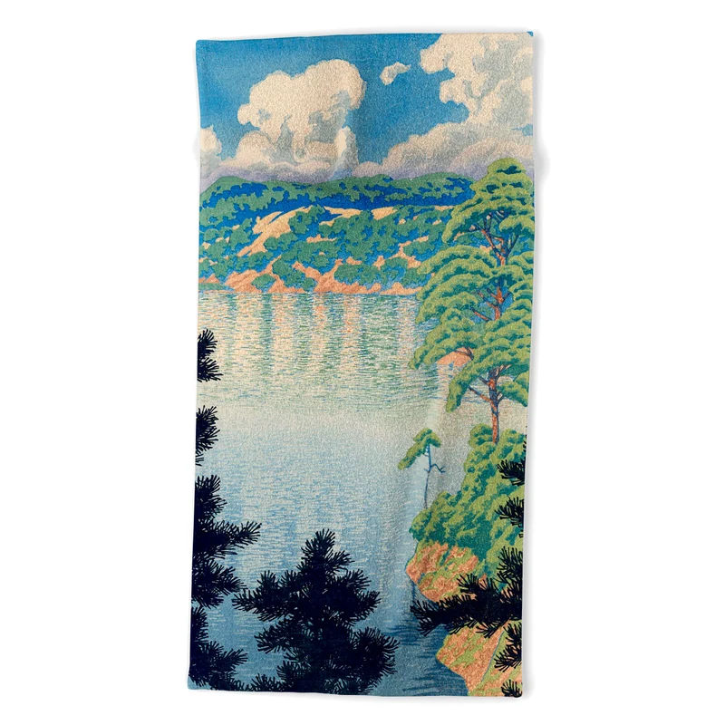 Hasui Karasu Marsh Akita Bath Towel