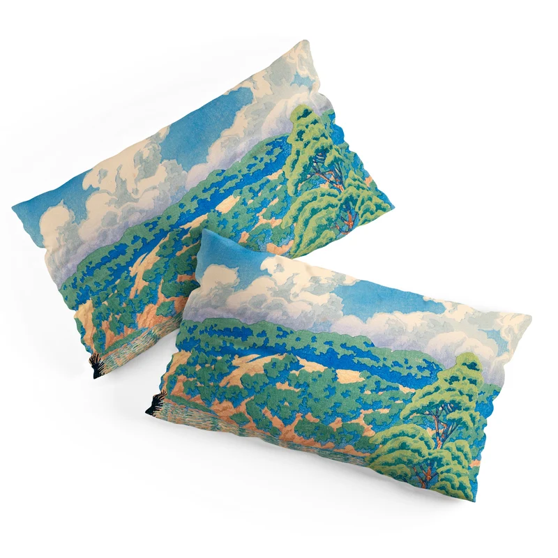 Hasui Karasu Marsh Akita Pillow Sham