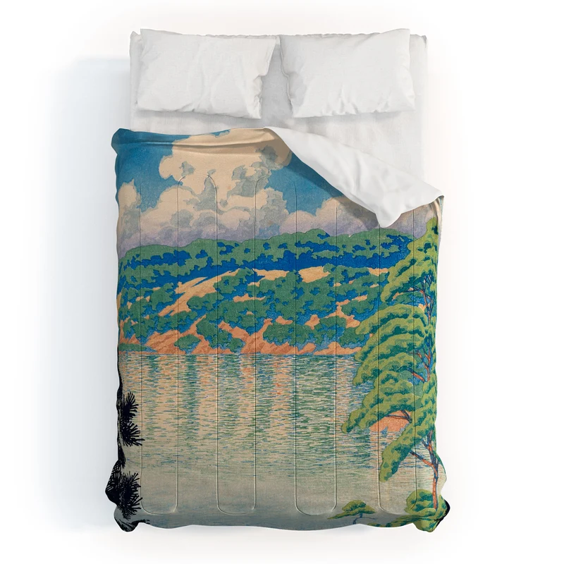 Hasui Karasu Marsh Akita Comforter