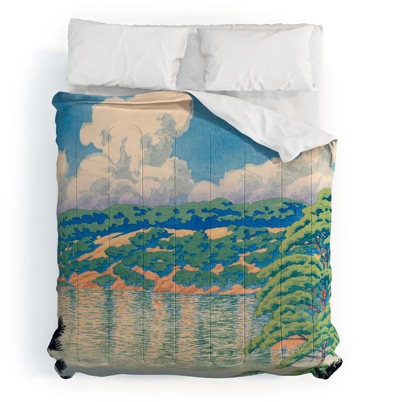 Hasui Karasu Marsh Akita Comforter