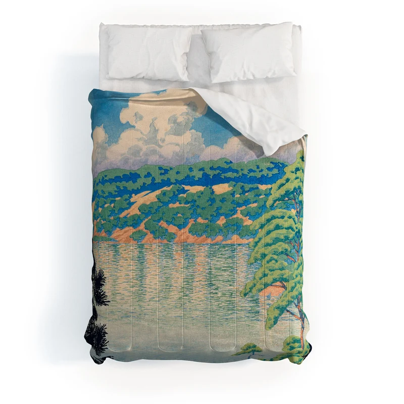 Hasui Karasu Marsh Akita Comforter