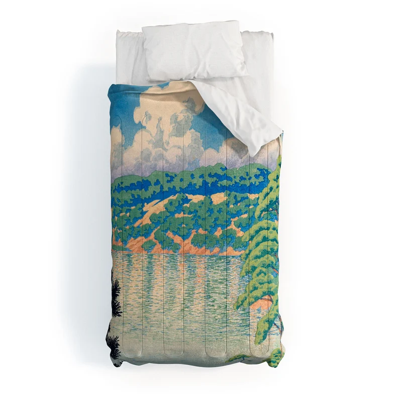 Hasui Karasu Marsh Akita Comforter