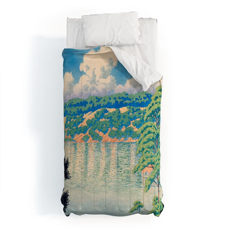 Hasui Karasu Marsh Akita Comforter