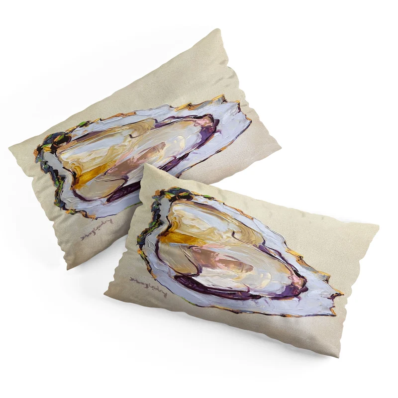 Abstract Oyster Painting Pillow Sham