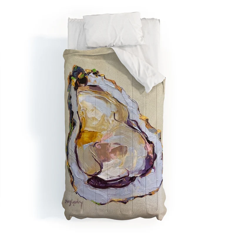 Abstract Oyster Painting Comforter