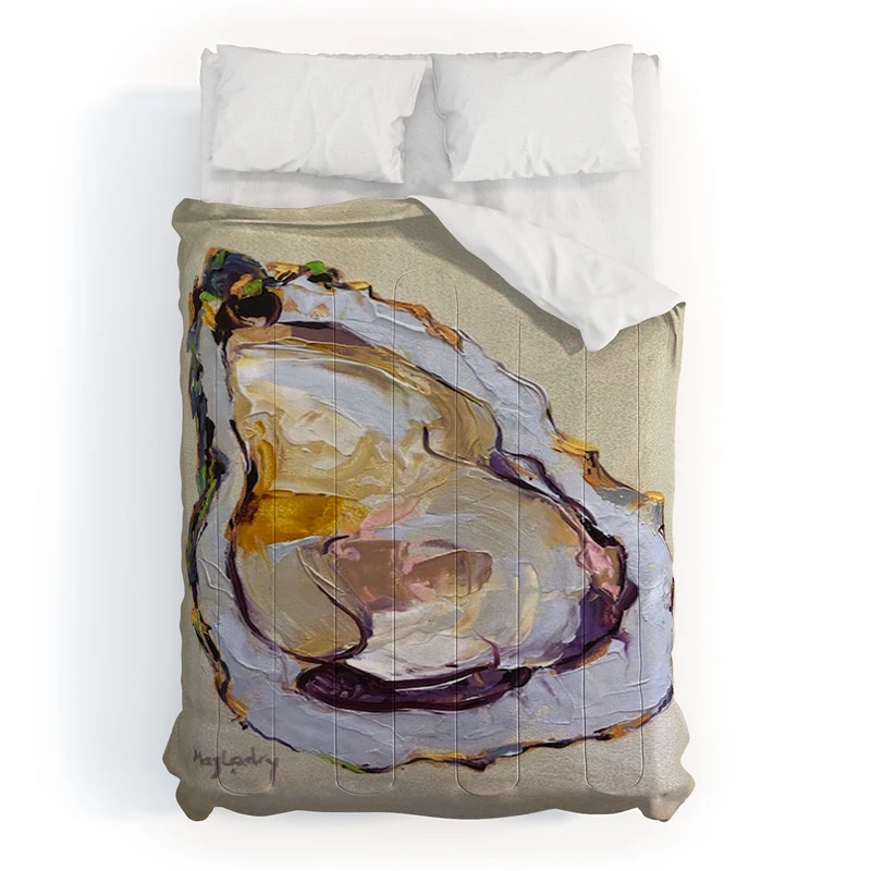 Abstract Oyster Painting Comforter