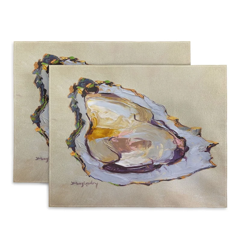Abstract Oyster Painting Placemat