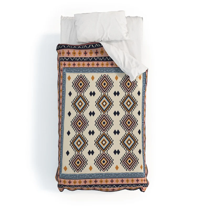 Bohemian Geometric Tapestry Duvet Cover