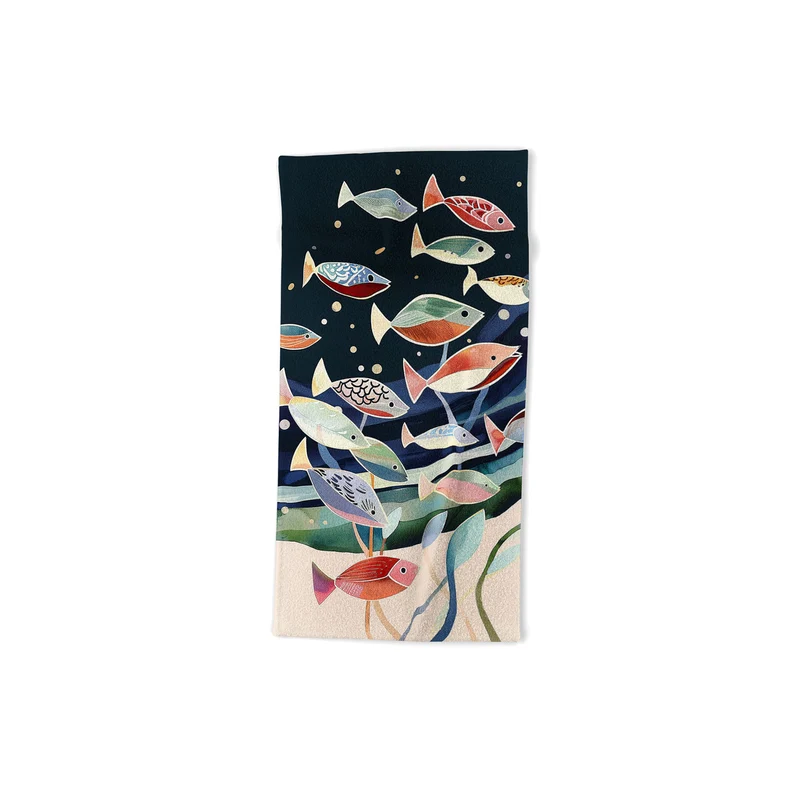 School of Fish Bath Towel