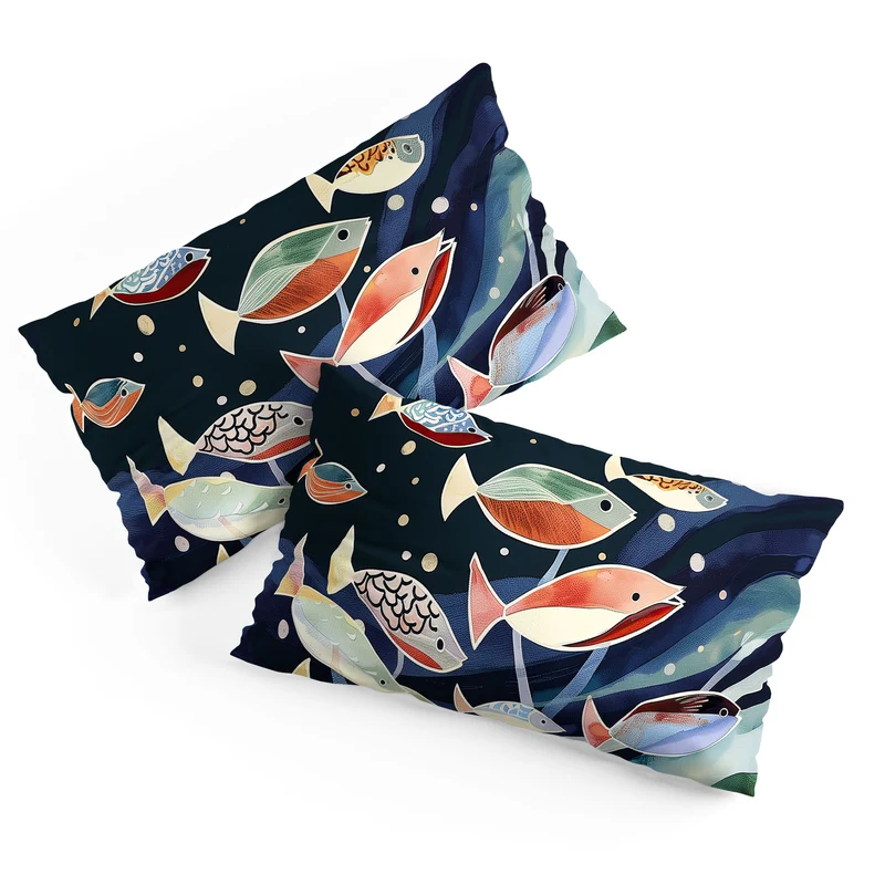 School of Fish Pillow Sham