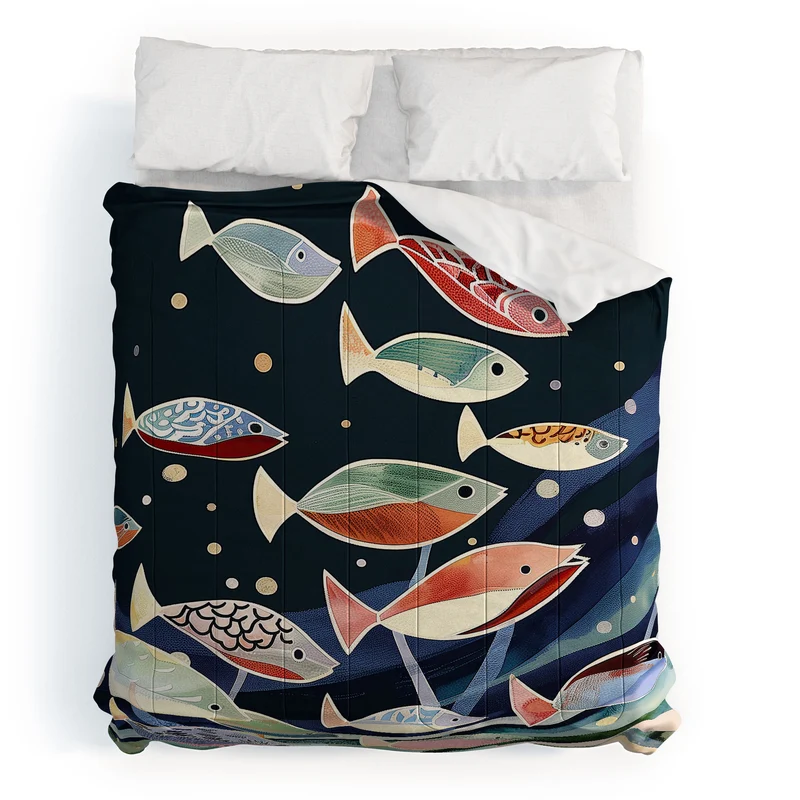 School of Fish Comforter