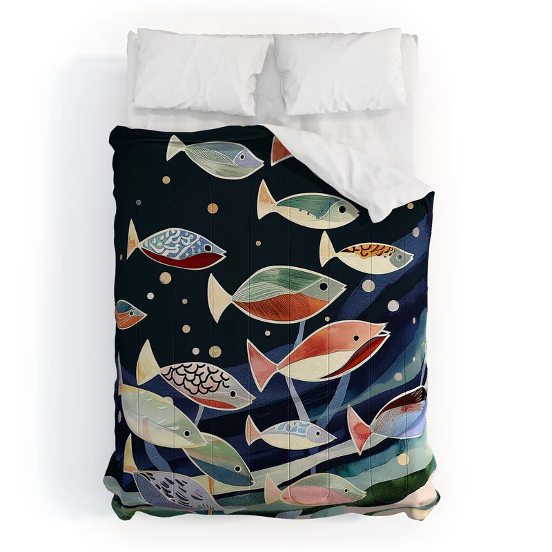 School of Fish Comforter