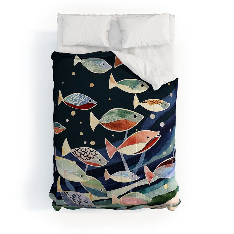 School of Fish Comforter