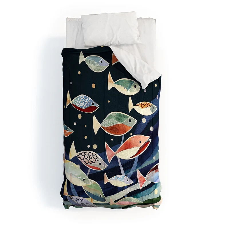 School of Fish Comforter