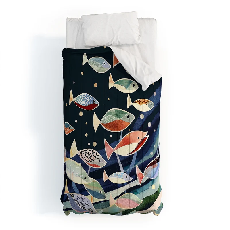 School of Fish Comforter