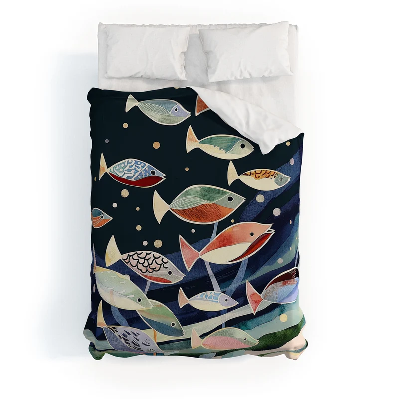 School of Fish Duvet Cover