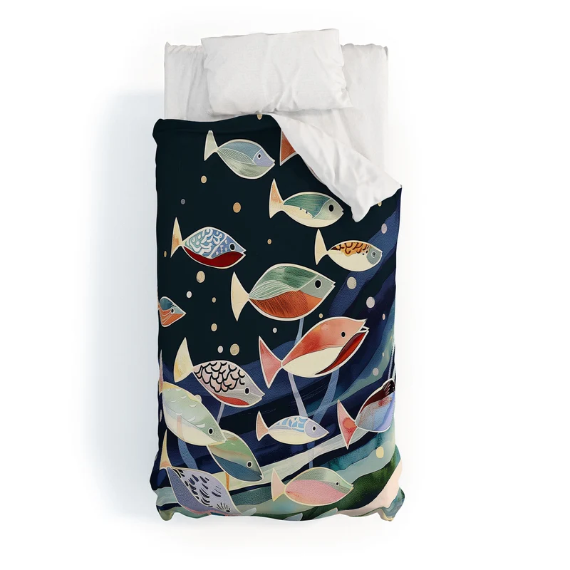 School of Fish Duvet Cover