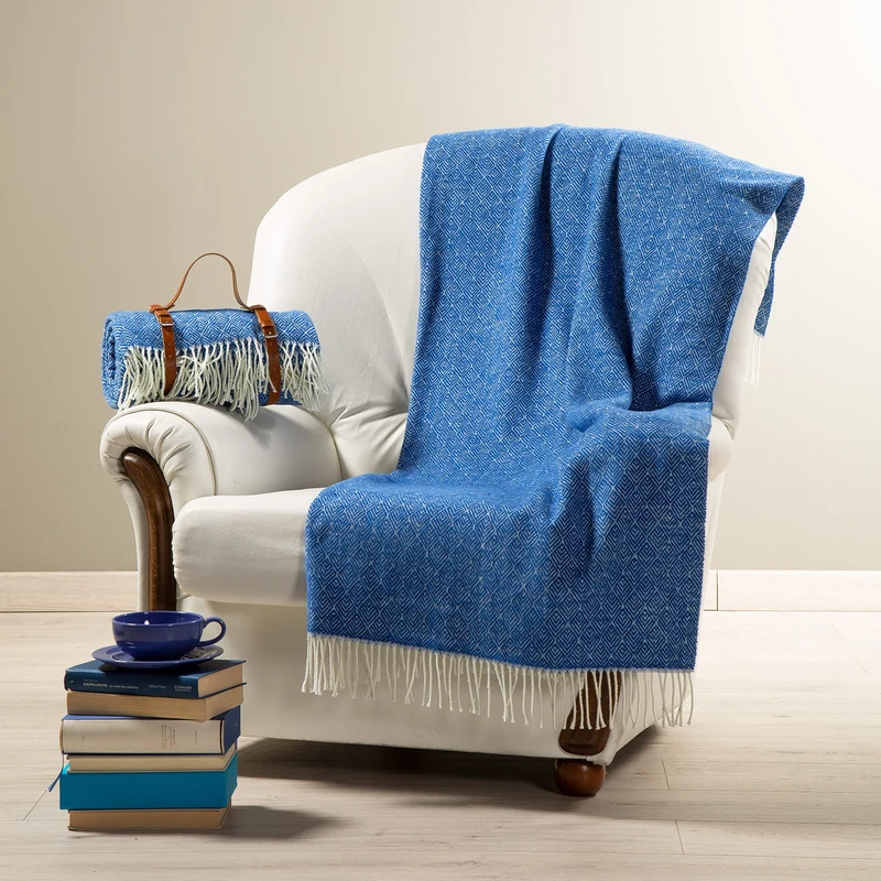 Plaid cortina Moderno in Cotone