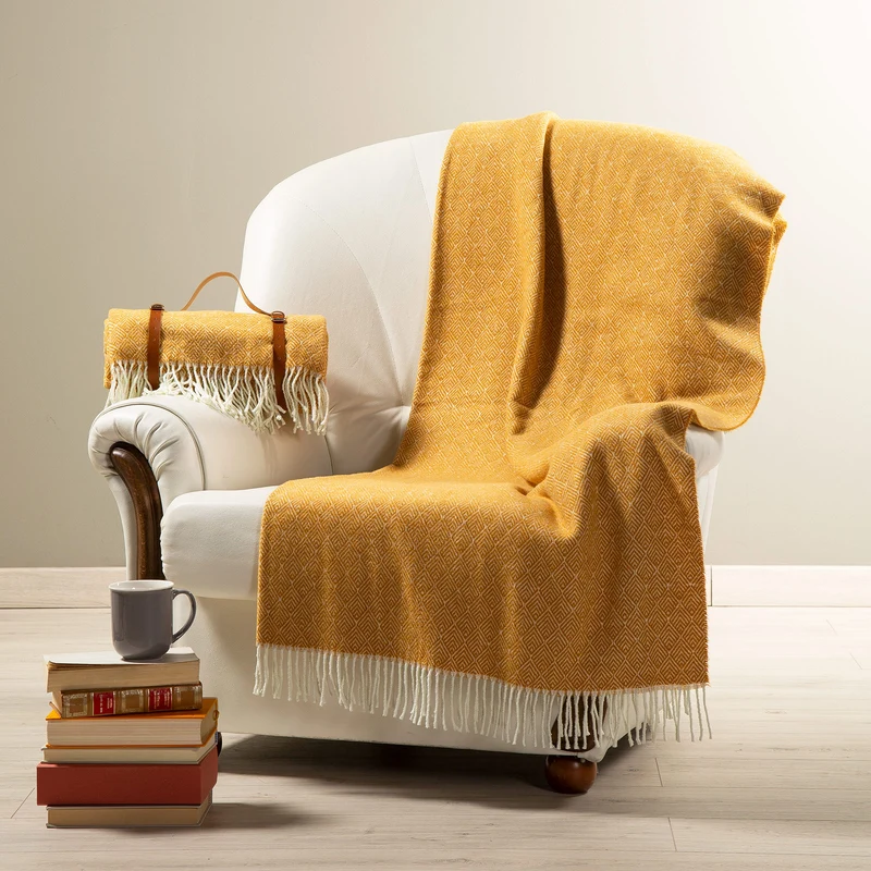 Plaid cortina Moderno in Cotone